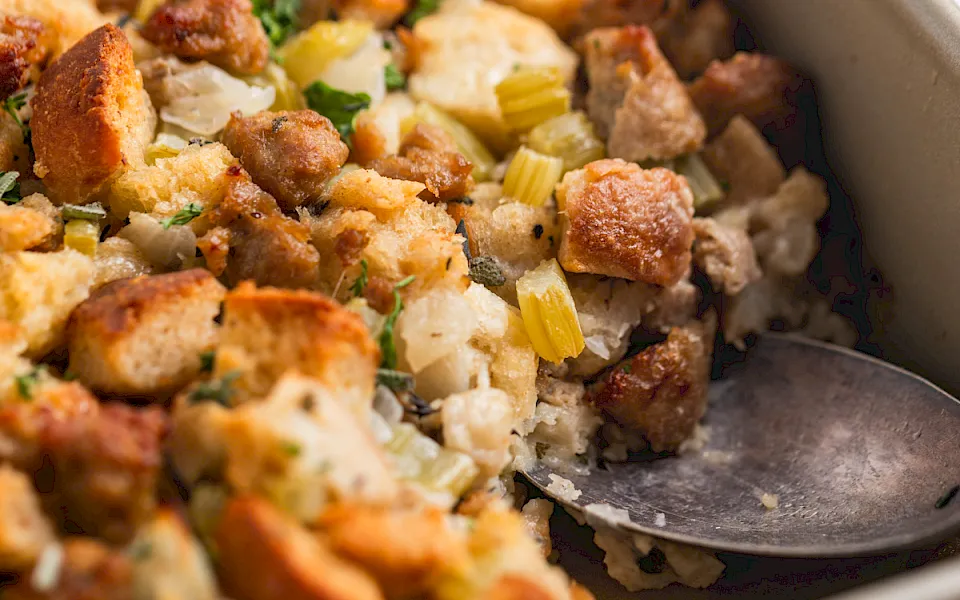 Turkey Sausage Stuffing